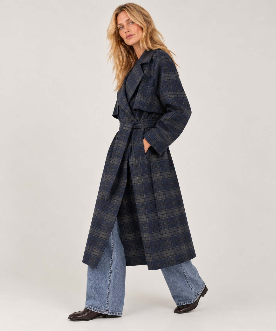 Gabardina Juls Checks