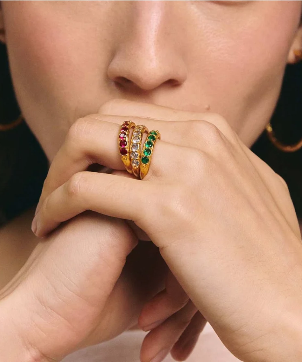 Anillo Dolores Red