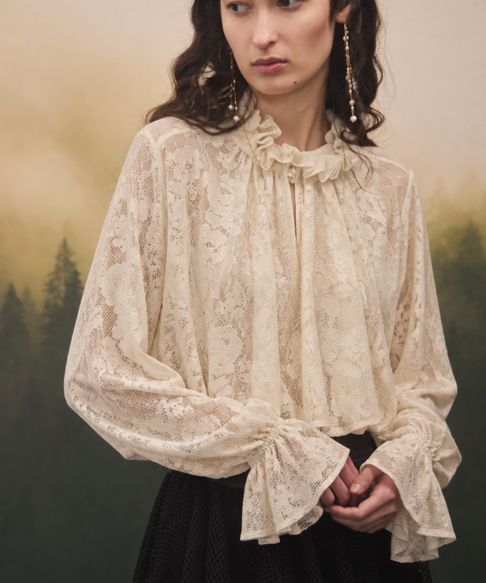 Blusa Encaje Floral