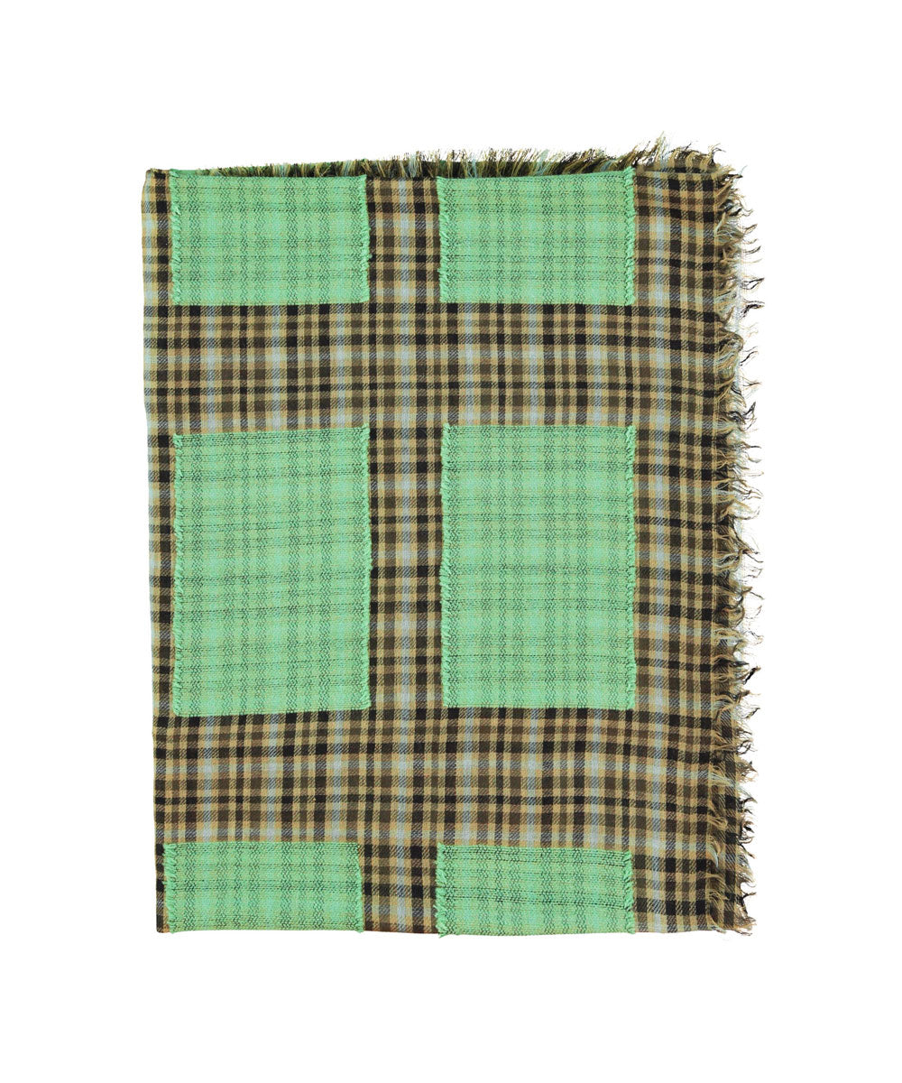 Pañuelo Cuadros Patchwork Green