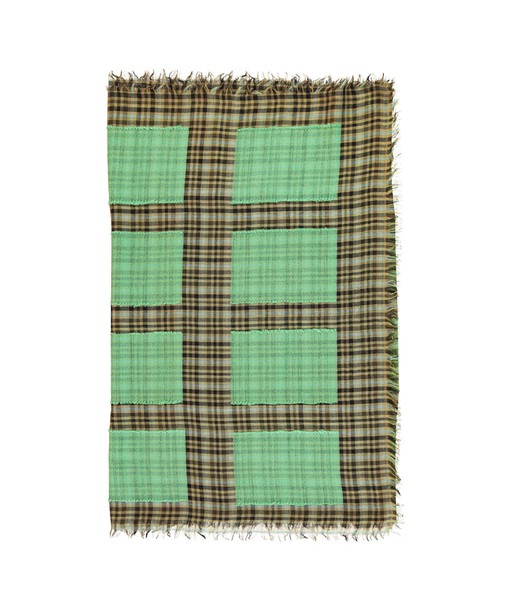 Pañuelo Cuadros Patchwork Green