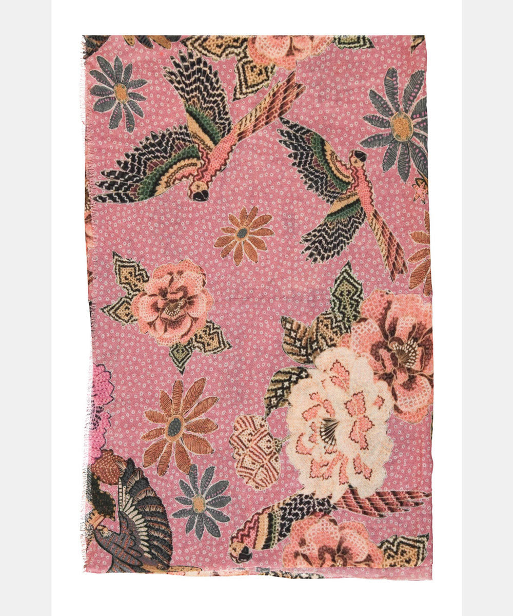 Pañuelo Flores Rosa