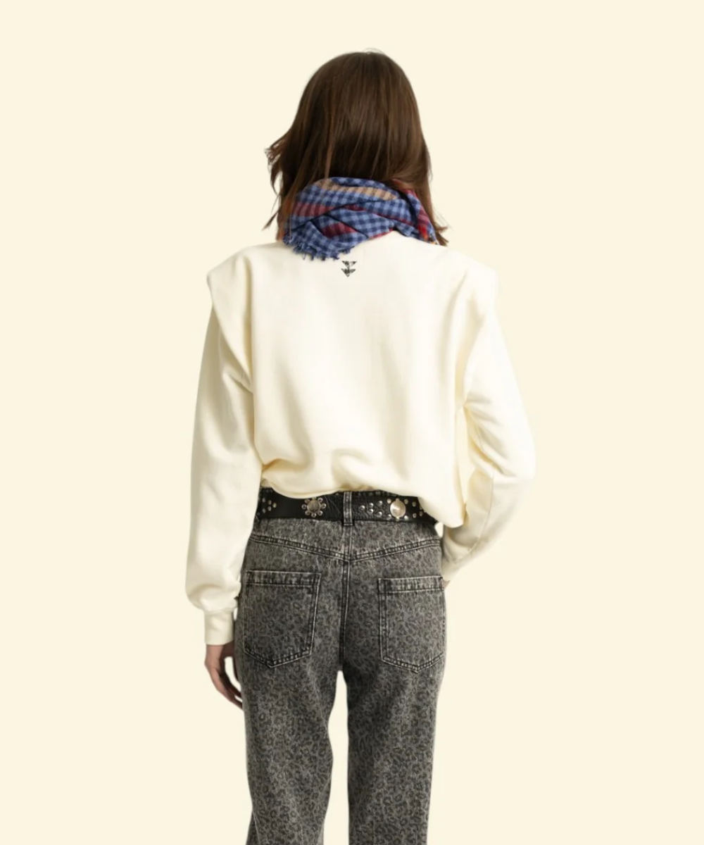 Shoulder Pad Sweatshirt