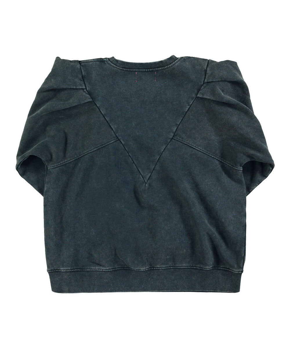 Sudadera Hombro Plisado