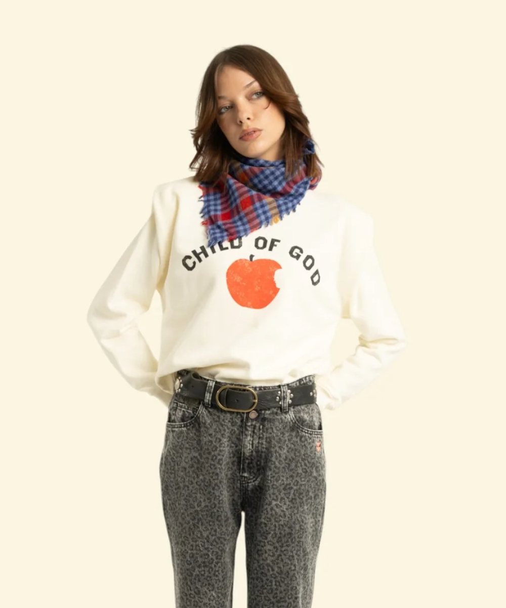 Shoulder Pad Sweatshirt