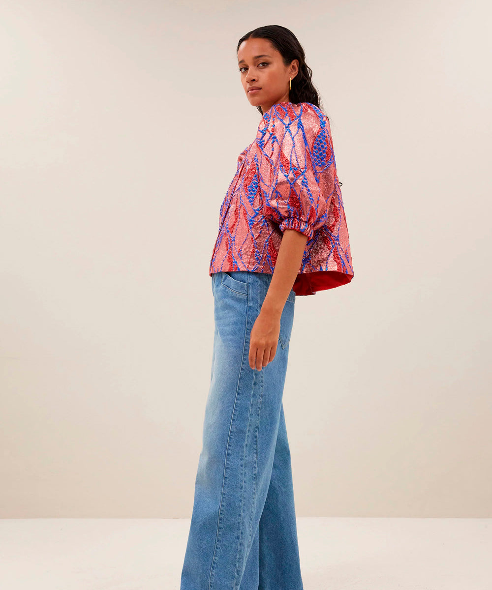 Mauri Jacquard Blusa