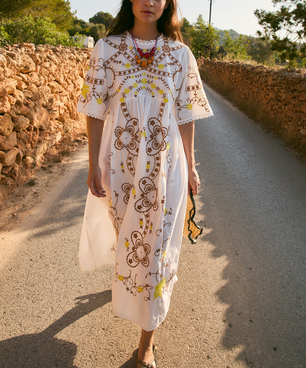 Vestido Amapola Embroidery