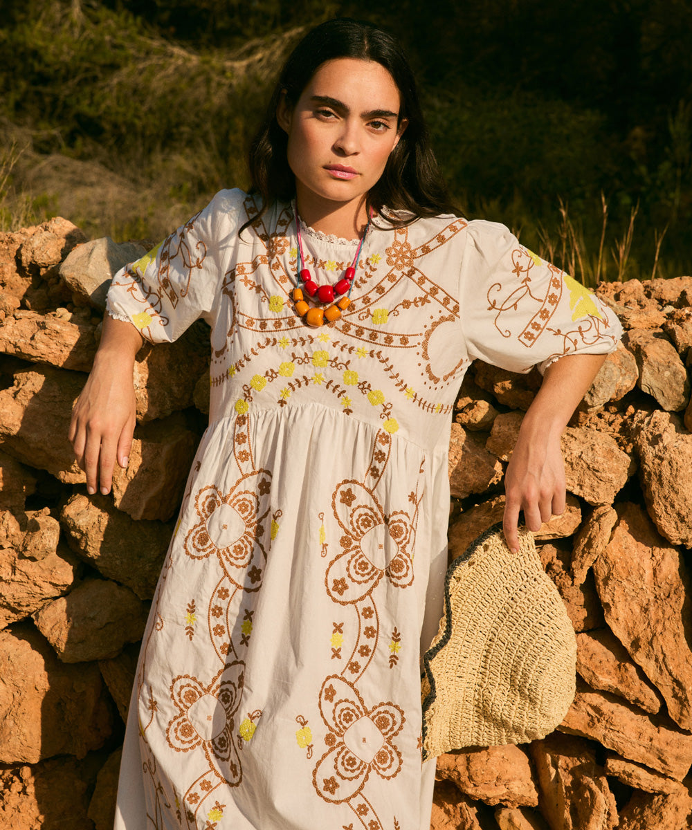 Vestido Amapola Embroidery