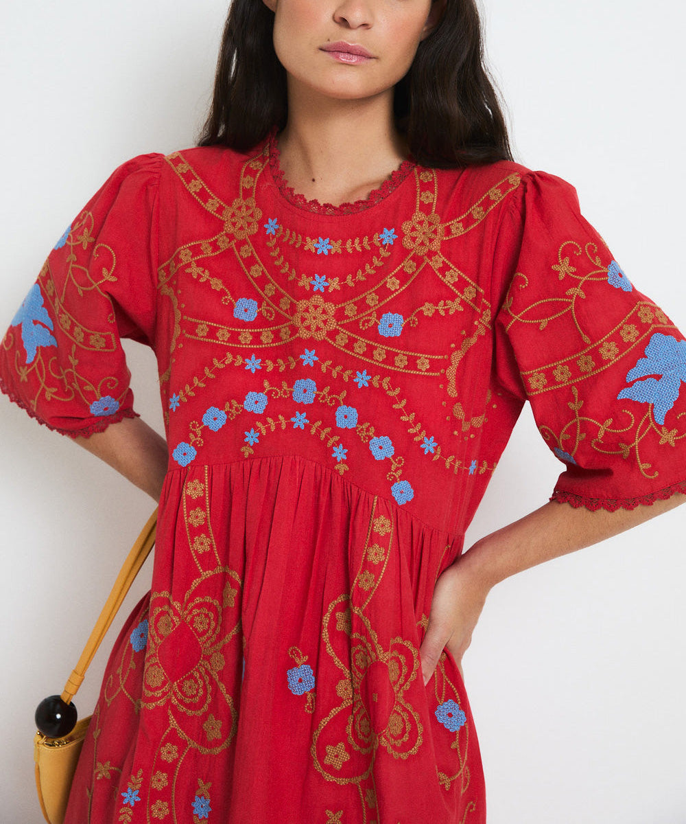 Vestido Amapola Embroidery