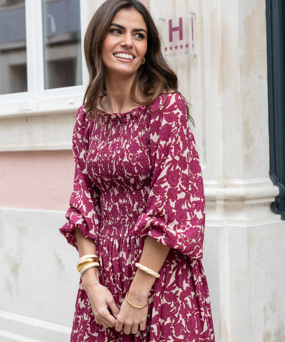 Vestido Aveiro Pucker