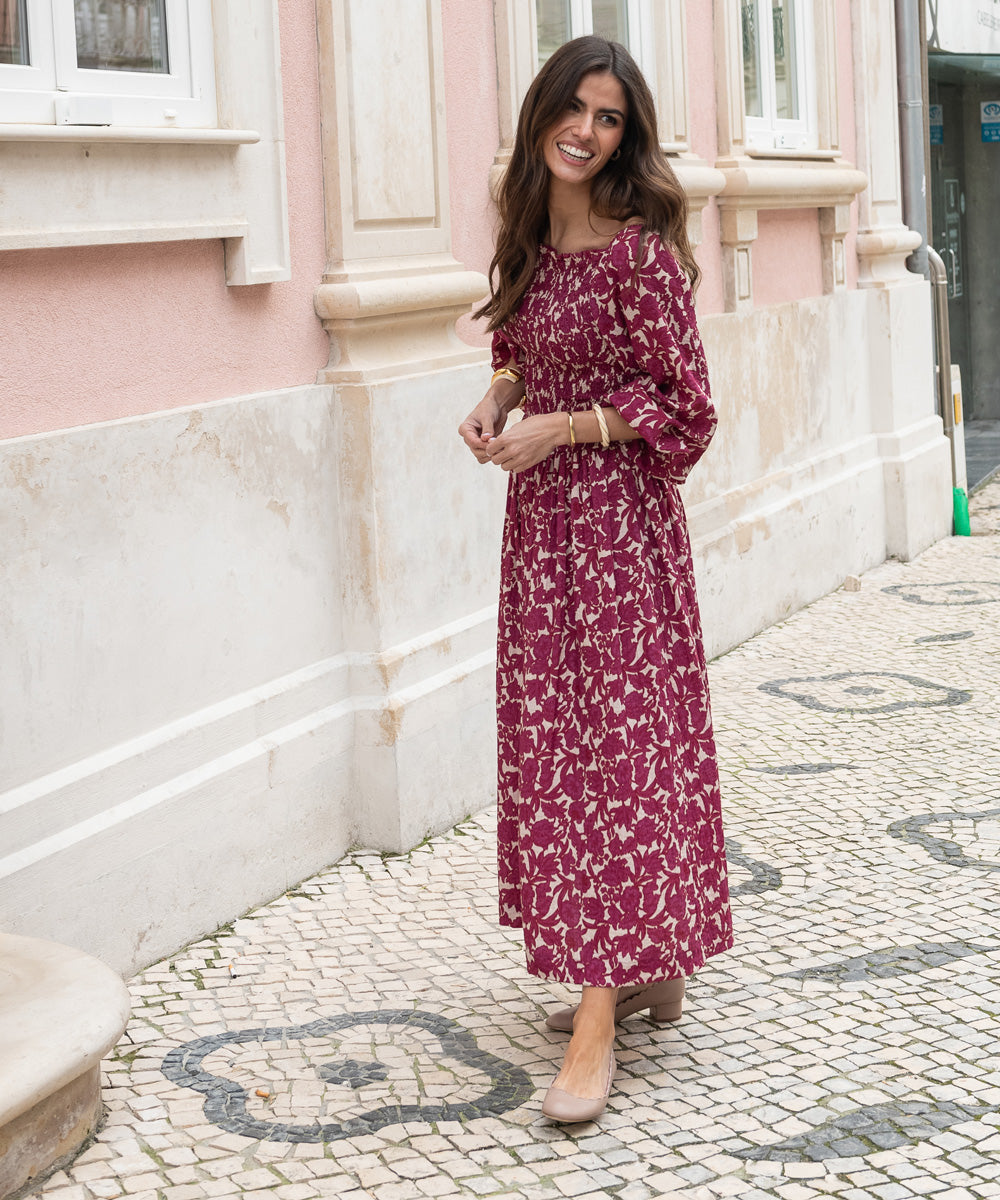 Vestido Aveiro Pucker