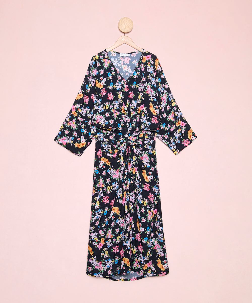 Vestido Carmel Dark Flowers