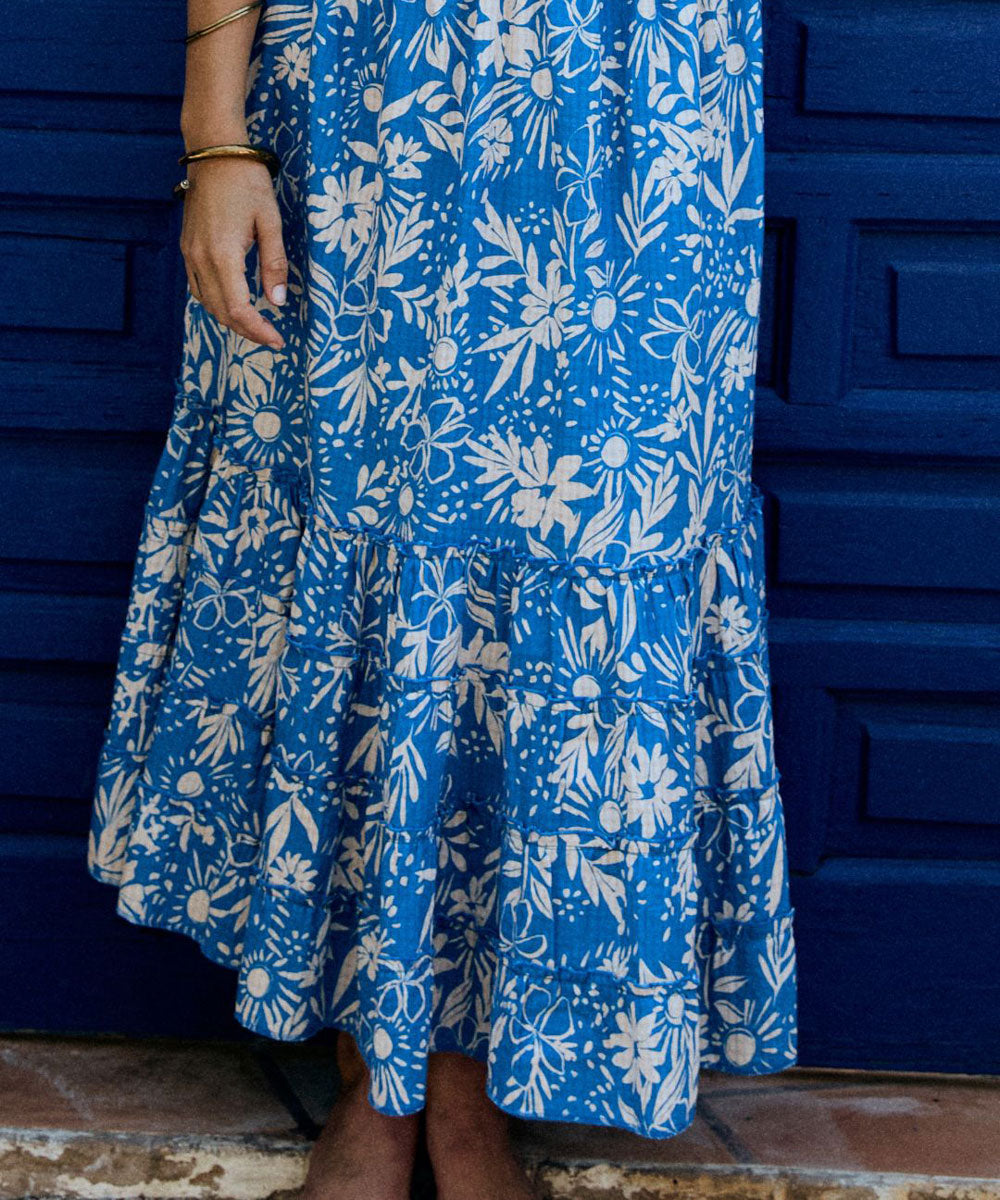 Vestido Celeste Boho Breeze