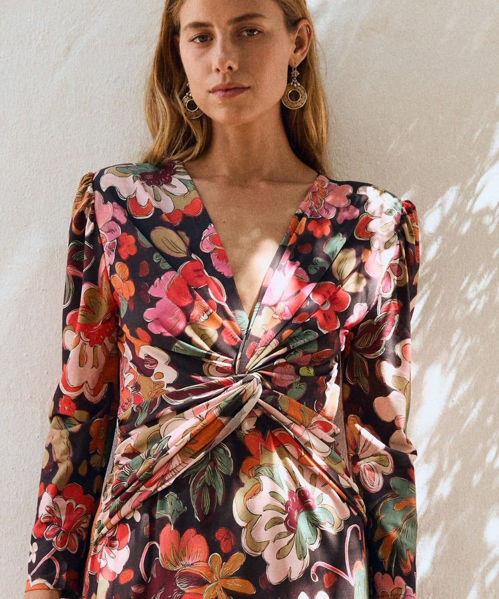 Vestido Celine Nocturnal Garden