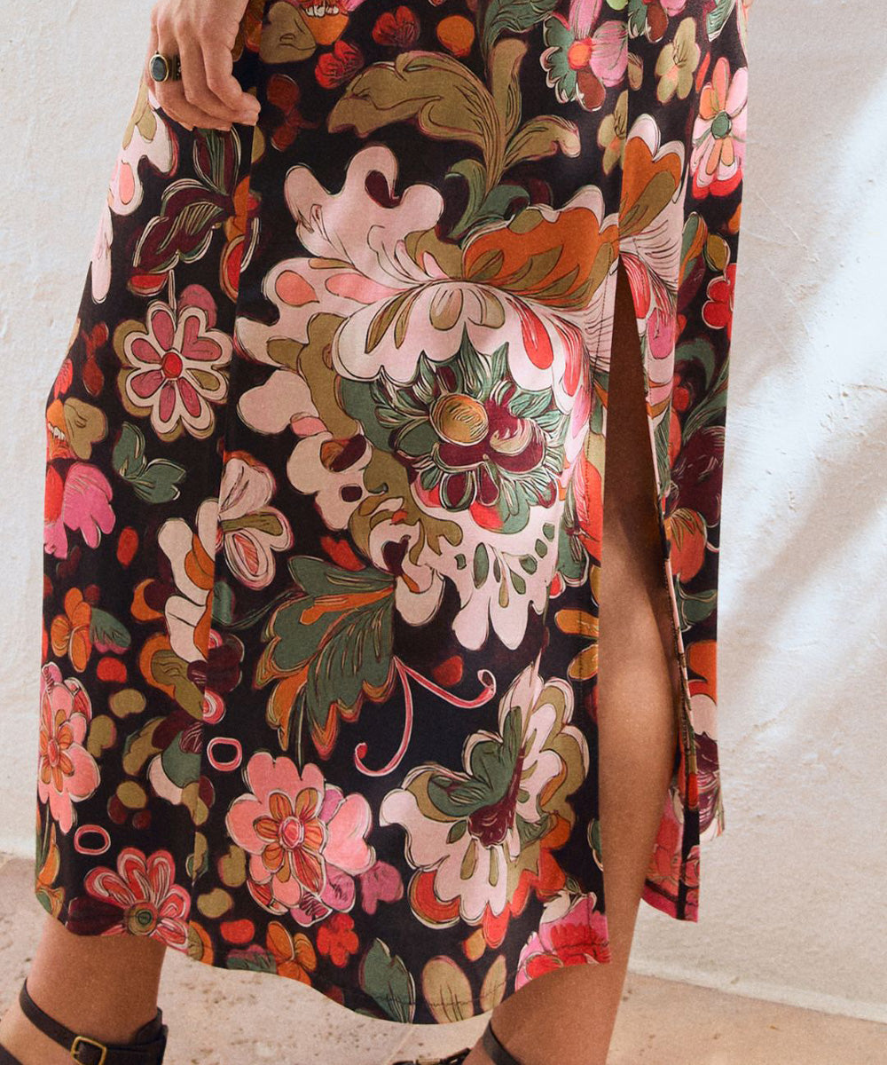Vestido Celine Nocturnal Garden