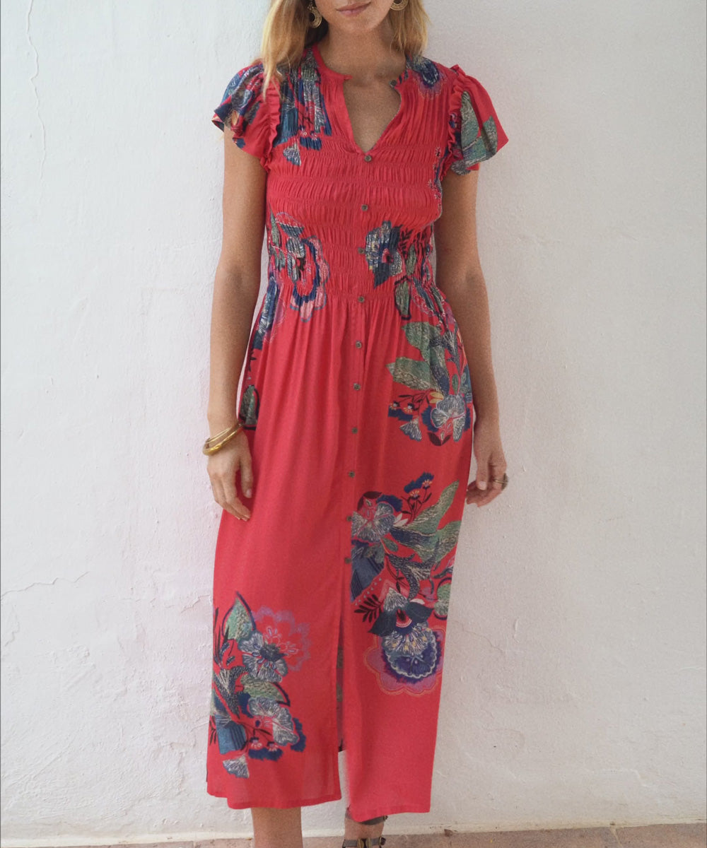 Vestido Gaia Red Ruby Rush