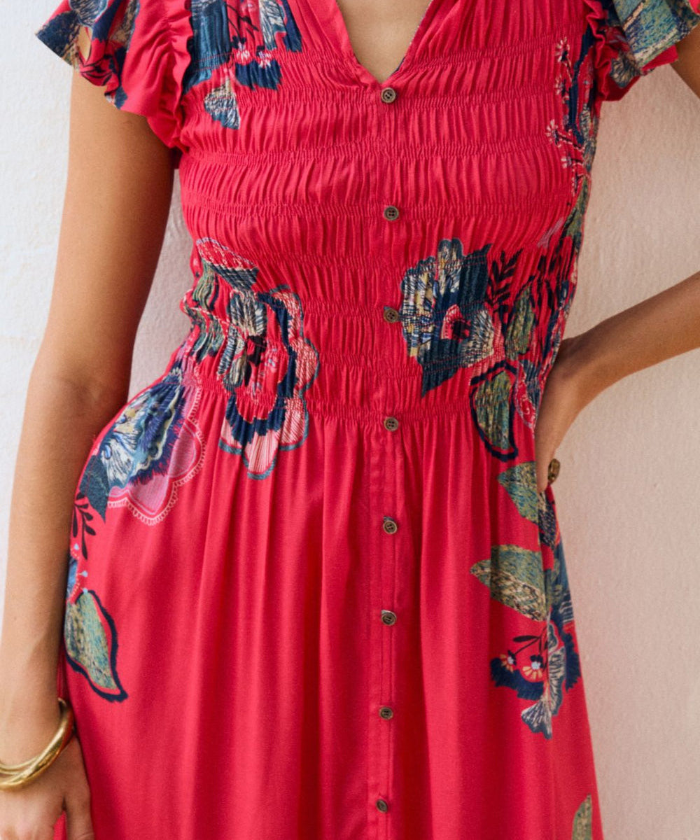 Vestido Gaia Red Ruby Rush