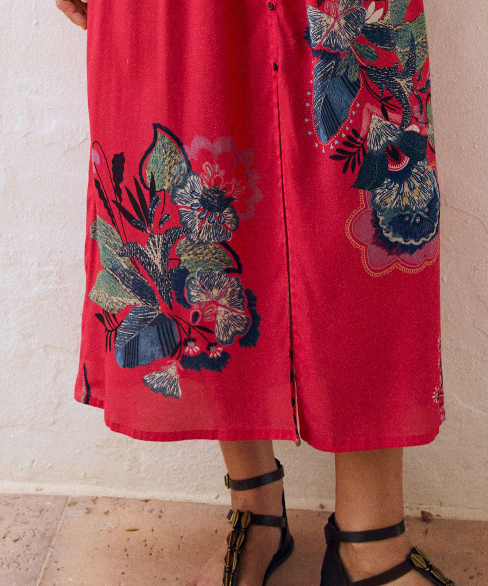 Vestido Gaia Red Ruby Rush