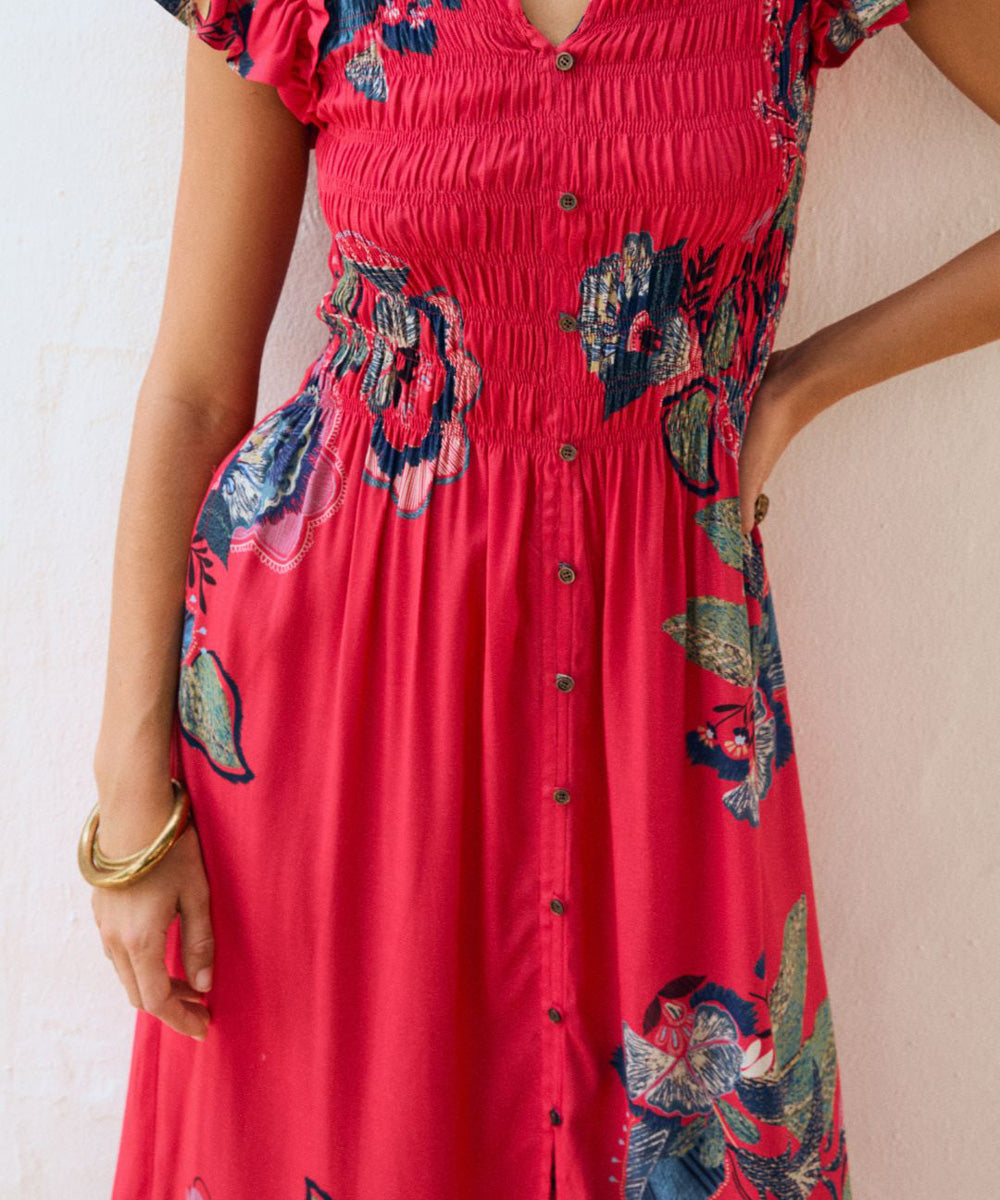 Vestido Gaia Red Ruby Rush