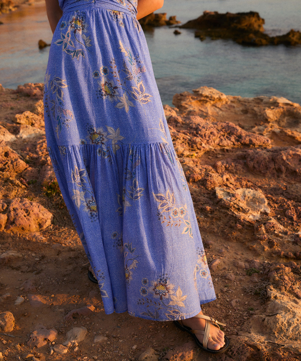 Vestido Isi Puntos Azul
