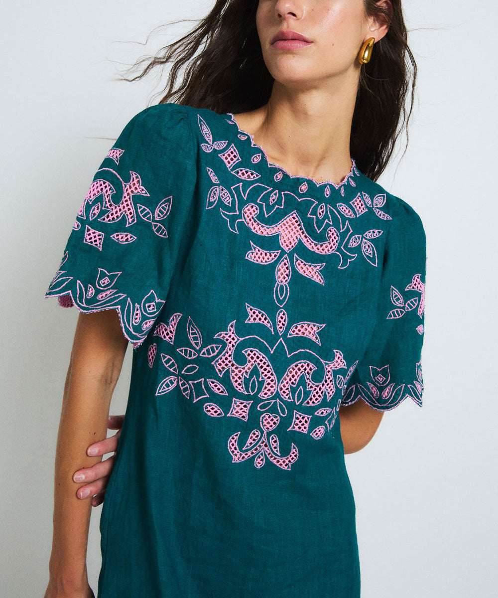 Vestido Peonía Embroidery