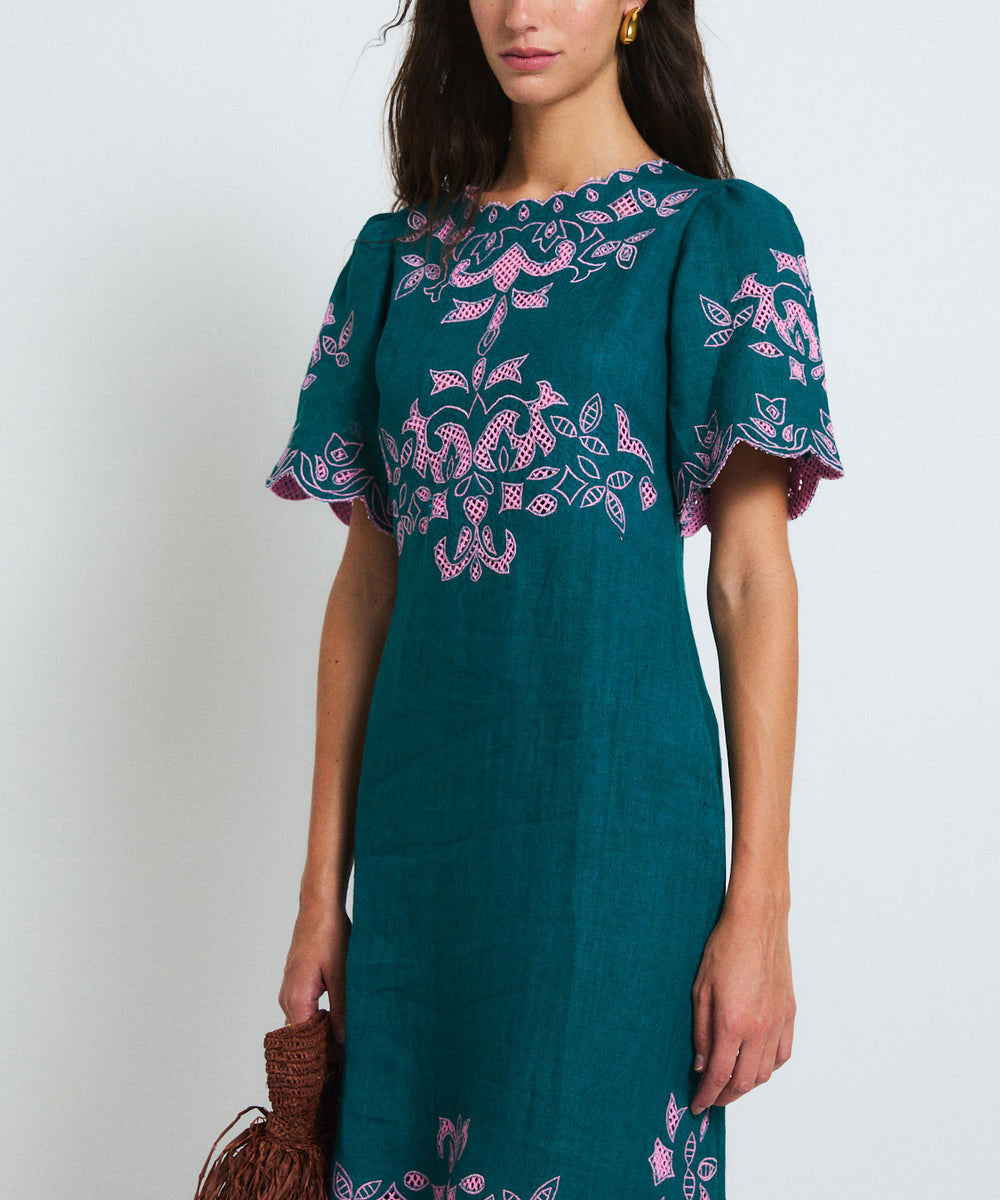 Vestido Peonía Embroidery