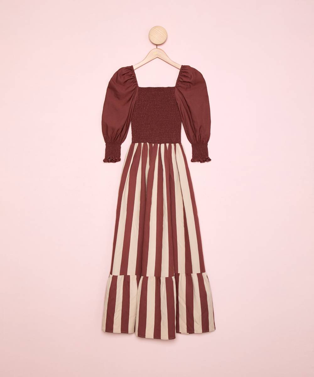 Vestido Puntal Pucker