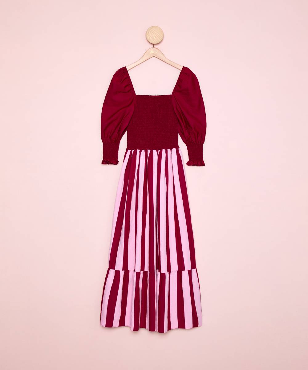 Vestido Puntal Pucker