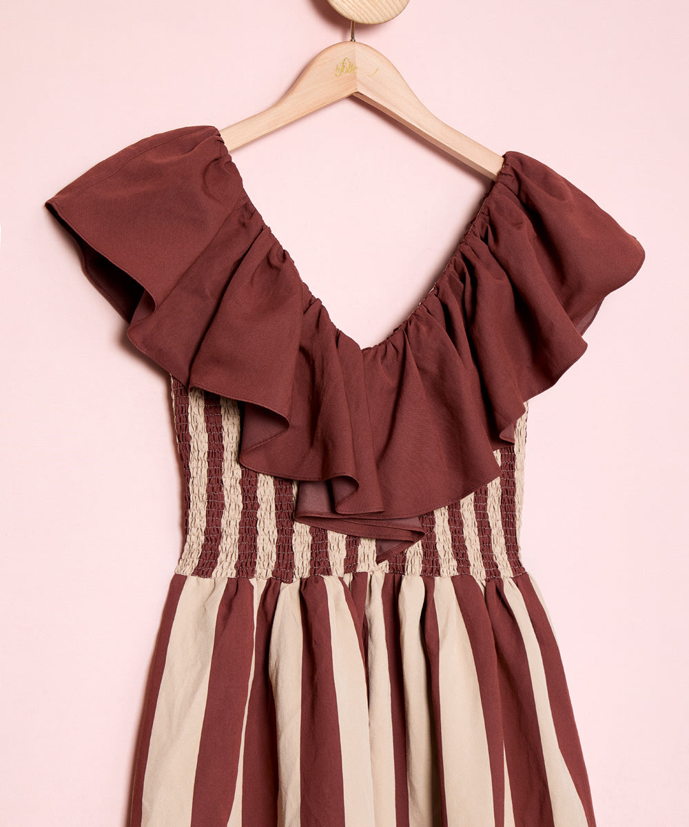 Vestido Puntal Ruffles