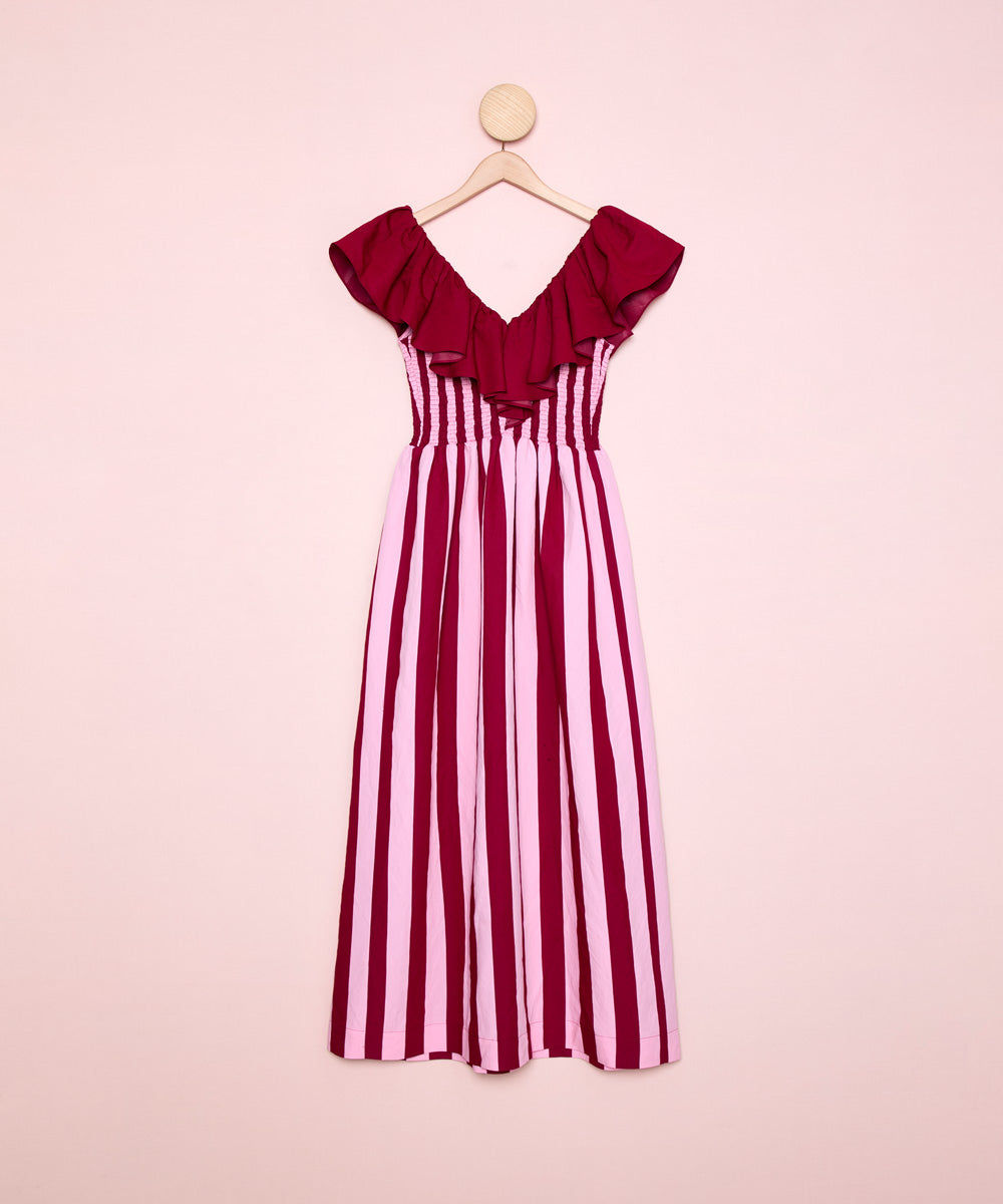 Vestido Puntal Ruffles