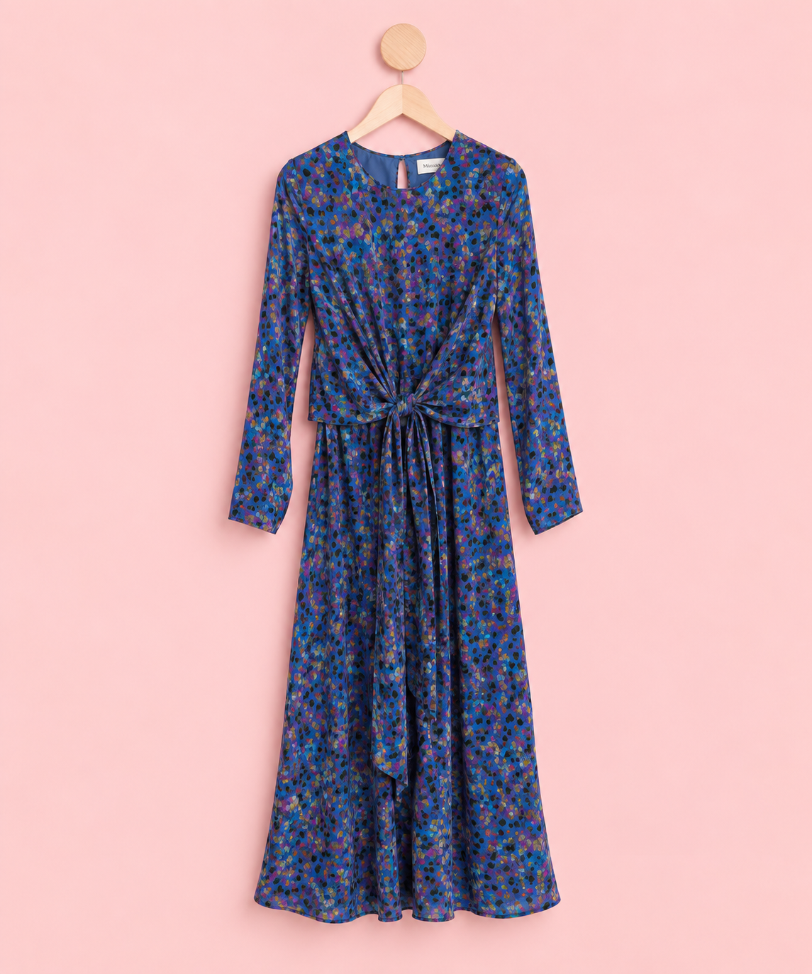 Vestido Rachel Blue Flowers