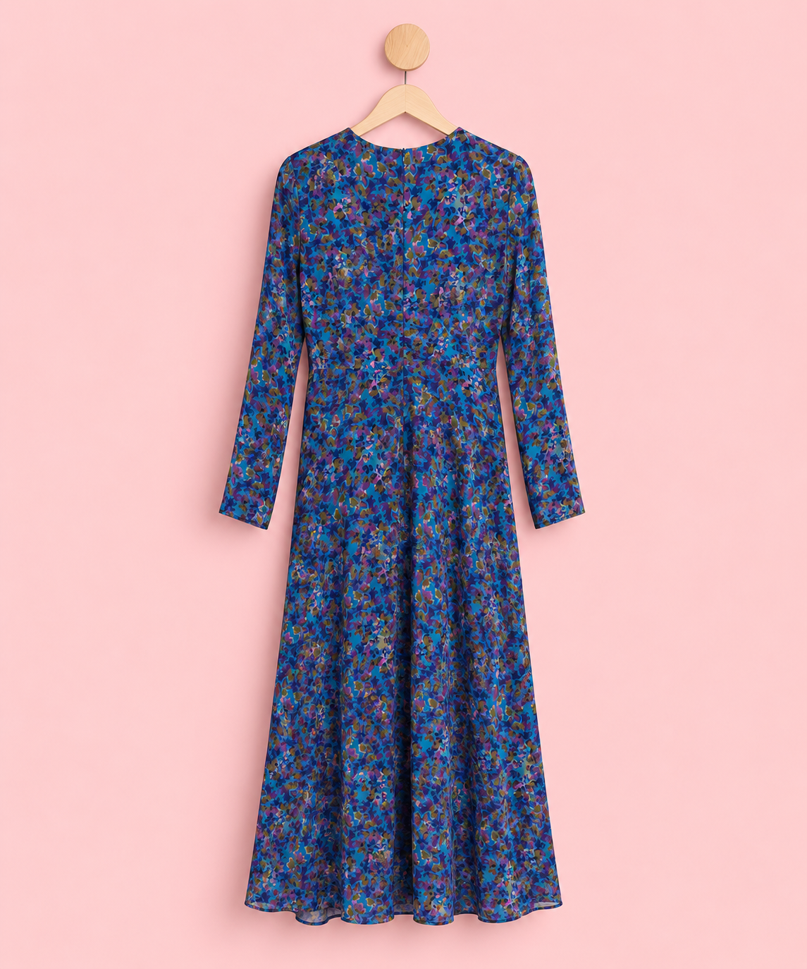 Vestido Rachel Blue Flowers