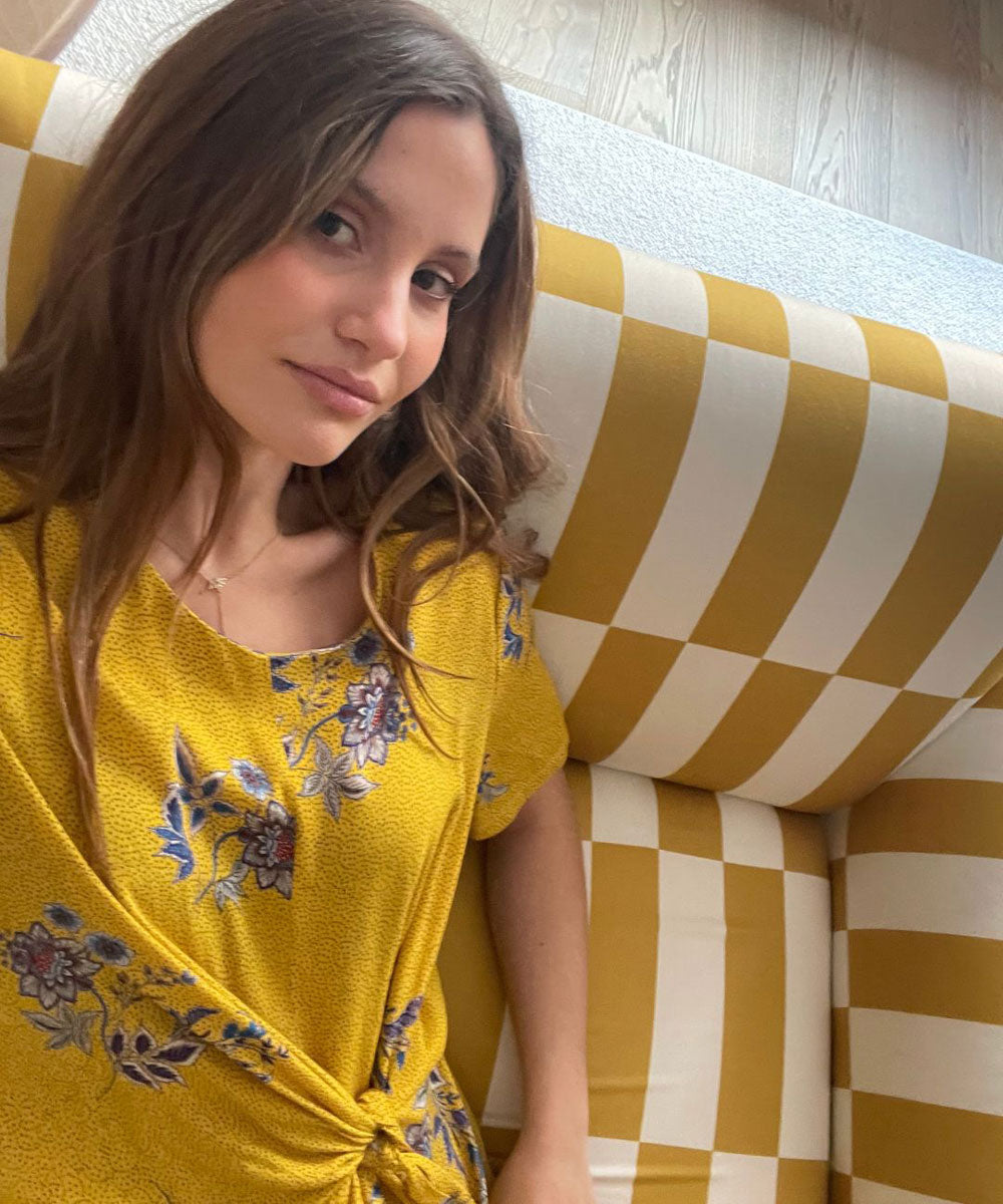 Vestido Rachel Yellow Bloom