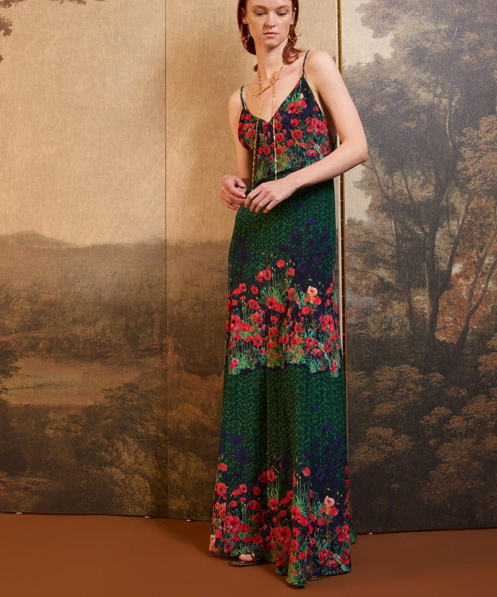 Vestido Tirantes Amapolas