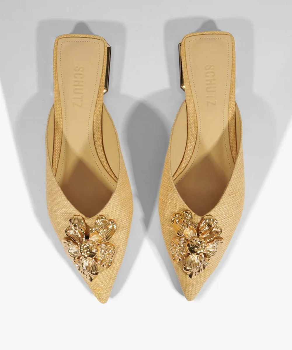 Zapato Flora Pico Plano